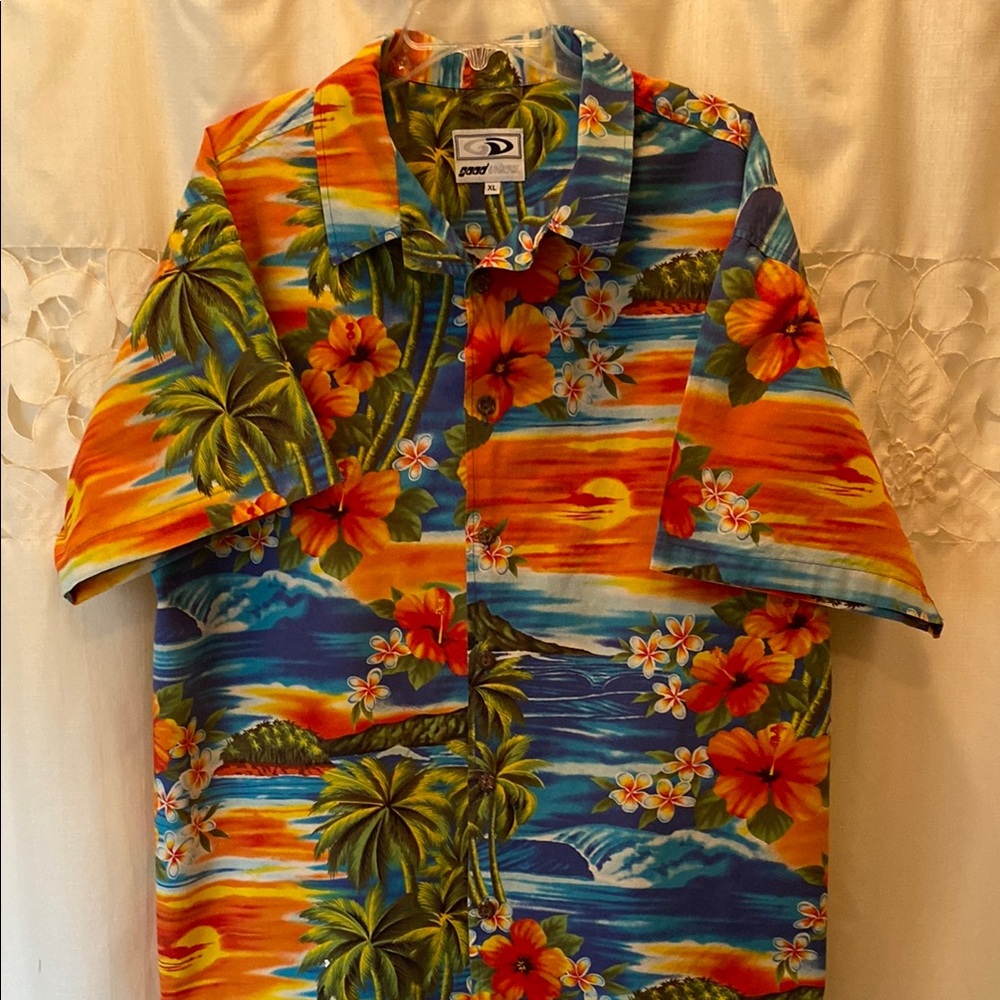 Hawaiian Sunset Shirt by Good Vibes